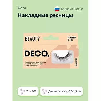 DECO. Накладные ресницы ESSENTIAL №109 1.0