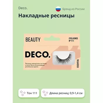 DECO. Накладные ресницы ESSENTIAL №111 1.0