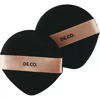 DECO. Пуховки-кушон для макияжа каплевидные