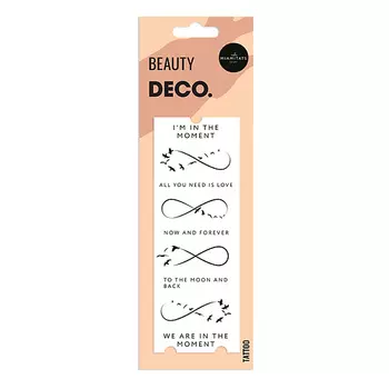 DECO. Татуировка для тела REAL TATTOO by Miami tattoos переводная (Infinite)