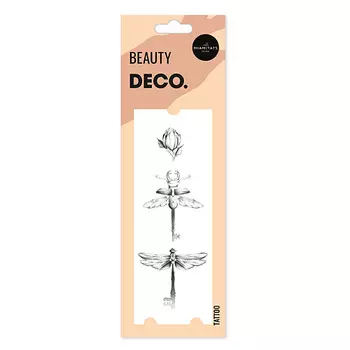 DECO. Татуировка для тела Ubeyko by Miami tattoos переводная Dragonfly