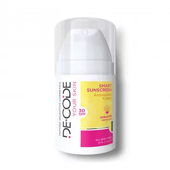 DECODE Солнцезащитный антиоксидантный крем SMART SUNSCREEN SPF 30