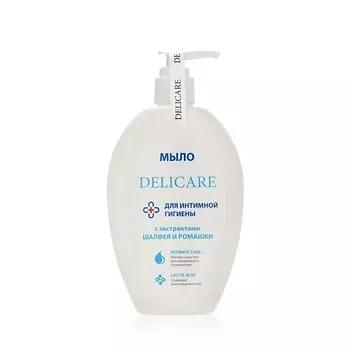 DELICARE Мыло жидкое для интимной гигиены с экстрактами шалфея и ромашки 270