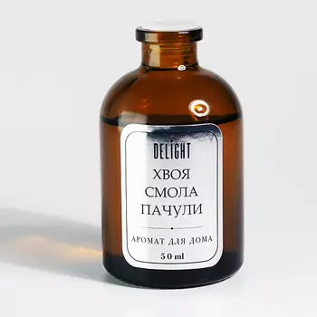 DELIGHT DELGHT Диффузор ароматический "Хвоя, смола, пачули"для дома с палочками 50.0