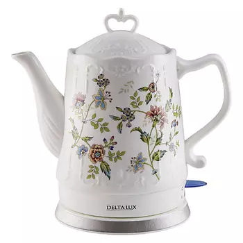 DELTA LUX Чайник электрический DL-1239 "Цветы" 1500.0