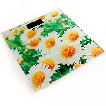 DELTA Весы напольные электронные D-9220/1 "Ромашковое поле"