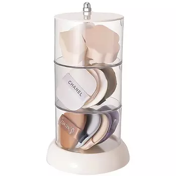 DENEZO Органайзер для хранения спонжей, ватных дисков, косметики "Lera"