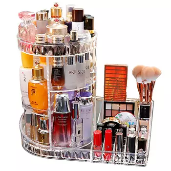 DENEZO Органайзер для косметики вращающийся "Lucia"