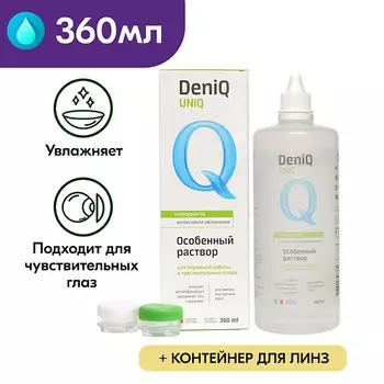 DENIQ Раствор для контактных линз DeniQ UNIHYAL 360.0