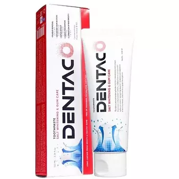 DENTACO Корейская зубная паста с минеральной морской солью, защита от кариеса 100