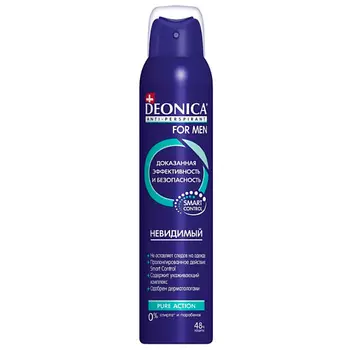 Deonica DEONICA FOR MEN Антиперспирант невидимый 200.0
