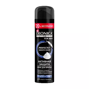 Deonica DEONICA Пена для бритья Активная защита с черным углём 240.0