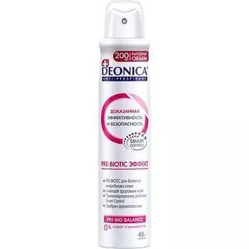 Deonica DEONICA Дезодорант женский Pre-Bioti эффект 200.0