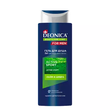 Deonica DEONICA FOR MEN Гель для душа Active Sport 250.0