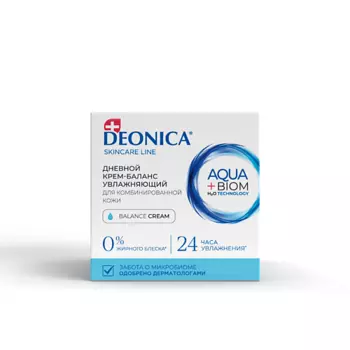 Deonica Крем для лица Баланс увлажнения для комбинированной кожи 50.0