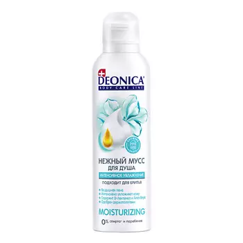 Deonica DEONICA Нежный мусс для душа Moisturizing 200