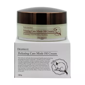 DEOPROCE Крем расслабляющий с жиром норки 100.0