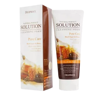 DEOPROCE Пенка для умывания с экстрактами мёда и чёрного сахара 170.0