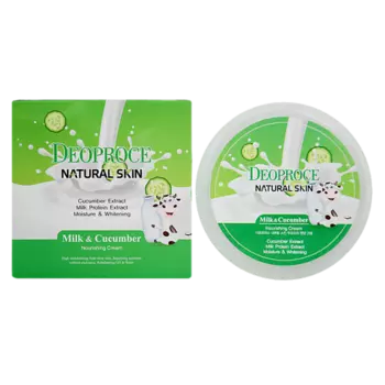 DEOPROCE Питательный крем для лица и тела с экстрактом огурца и молока 100.0