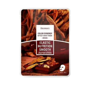 DEOPROCE Тканевая маска для лица с экстрактом женьшеня и восточных трав 20.0