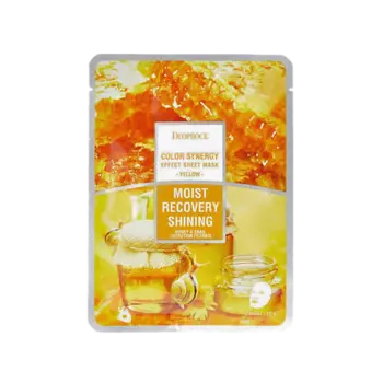 DEOPROCE Тканевая маска для лица с мёдом и муцином улитки 20.0