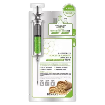 DEOPROCE Увлажняющая ампульная маска-сыворотка для лица с экстрактом плаценты 50.0