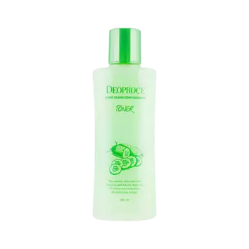 DEOPROCE Увлажняющий успокаивающий тонер для лица с экстрактом огурца 380.0