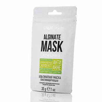 DEPILTOUCH PROFESSIONAL Альгинатная маска пластифицирующая с солодкой и противовоспалительным экстрактом дерева ним Alginate mask acne control