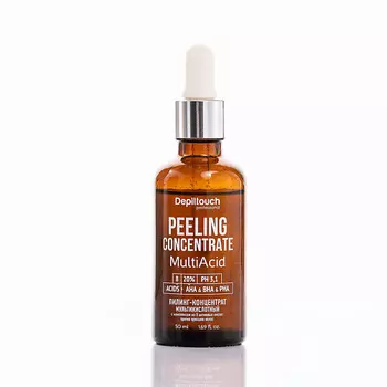 DEPILTOUCH PROFESSIONAL Пилинг для лица всесезонный на основе миндальной кислоты Peeling concentrate multiacid