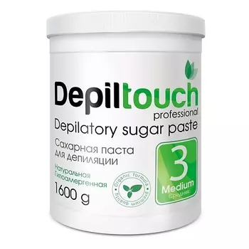 DEPILTOUCH PROFESSIONAL Сахарная паста для депиляции №3 средняя Depilatory Sugar Paste