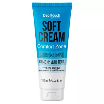 DEPILTOUCH PROFESSIONAL Сливки для тела успокаивающие для снижения реактивности кожи Soft Cream Comfort Zone