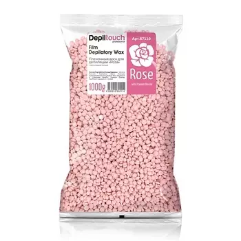 DEPILTOUCH PROFESSIONAL Воск пленочный с ароматом розы Film Depilatory Wax Rose