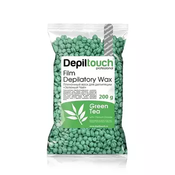 DEPILTOUCH PROFESSIONAL Воск пленочный с ароматом зелёного чая Film Depilatory Wax Green Tea