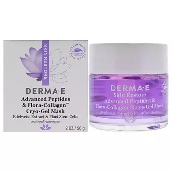DERMA-E Маска для лица восстанавливающая Advanced Peptides And Flora-Collagen Cryo-Gel Mask