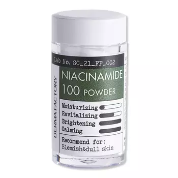 DERMA FACTORY Косметический Порошок 100% Ниацинамида Niacinamide Powder 7.0