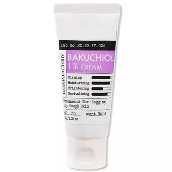 DERMA FACTORY Крем увлажняющий питательный с бакучиолом Bakuchiol 1% cream 30.0