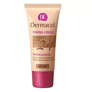 DERMACOL Тонaльный крем TONING CREAM 2 в 1