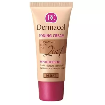 DERMACOL Тонaльный крем TONING CREAM 2 в 1