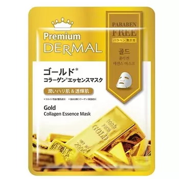 DERMAL Premium Маска для лица с золотом и коллагеном 25.0
