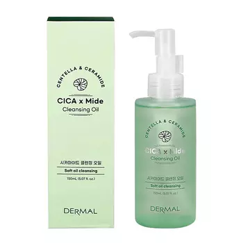 DERMAL Гидрофильное масло для лица CICA X MIDE с экстрактом центеллы азиатской и керамидами 150.0