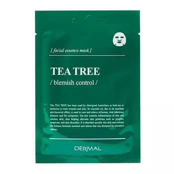 DERMAL Оздоравливающая маска с экстрактом чайного дерева 25.0