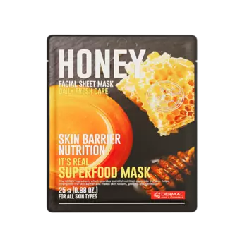 DERMAL Superfood Маска для лица лица c мёдом 25.0