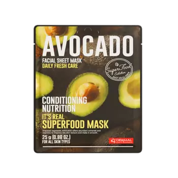 DERMAL Superfood Маска для лица с авокадо 25.0