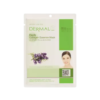 DERMAL Тканевая маска с экстрактами лечебных трав и коллагеном 23.0