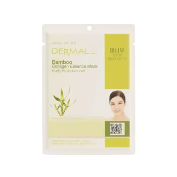 DERMAL Тканевая маска с экстрактом бамбука и коллагеном 23.0