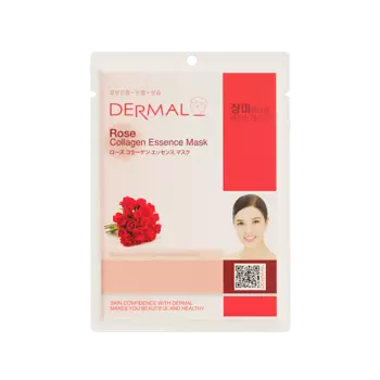 DERMAL Тканевая маска с экстрактом чайной розы и коллагеном 23.0