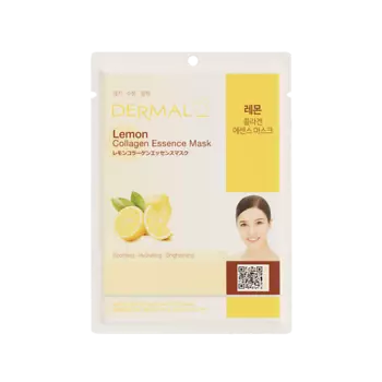 DERMAL Тканевая маска с экстрактом лимона и коллагеном 23.0