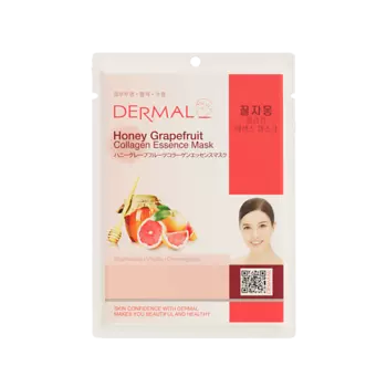 DERMAL Тканевая маска с экстрактом меда, грейпфрута и коллагеном 23.0