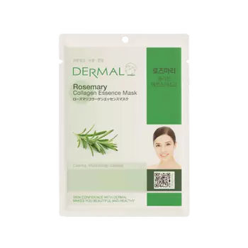 DERMAL Тканевая маска с экстрактом розмарина и коллагеном 23.0