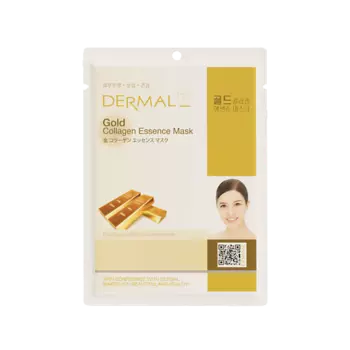 DERMAL Тканевая маска с коллоидным золотом и коллагеном 23.0
